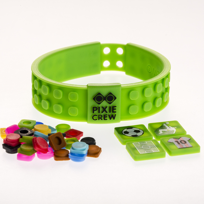 Набори для творчості - Набір Pixie Crew Браслет Футбол зелений (PXX-02-51)#2