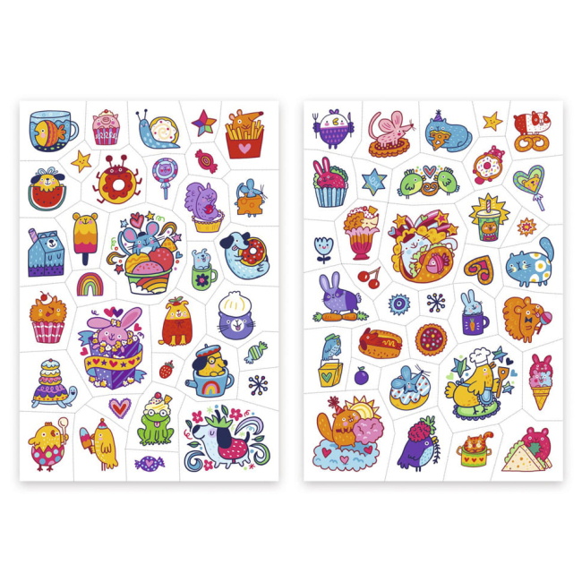 Косметика - Набір наклейок на тіло DJECO Ласощі (DJ09612)#2