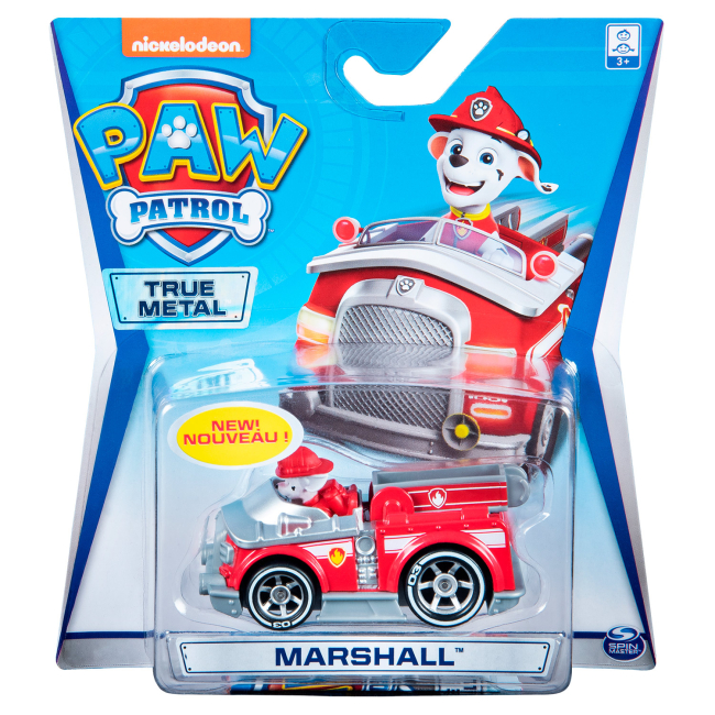 Фігурки персонажів - Ігрова фігурка Spin master Paw Patrol Рятівний автомобіль Die Cast Маршал (SM16782-23)#3