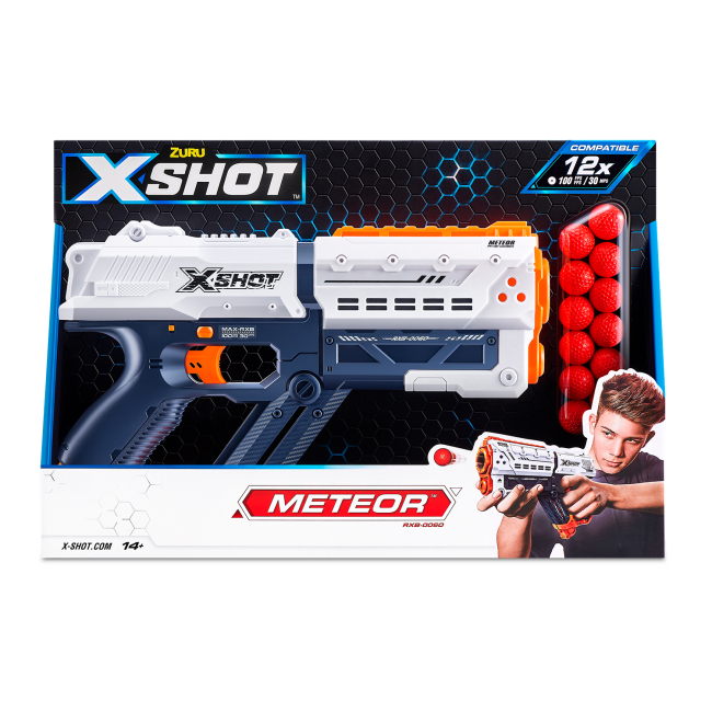 Помповое оружие - Скорострельный бластер X-Shot Excel new chaos Meteor (36282R)#3