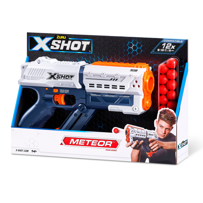 Помповое оружие - Скорострельный бластер X-Shot Excel new chaos Meteor (36282R)#4