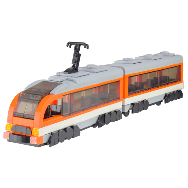 Конструкторы с уникальными деталями - Конструктор IBLOCK Скоростной поезд 448 деталей (PL-921-385)#3