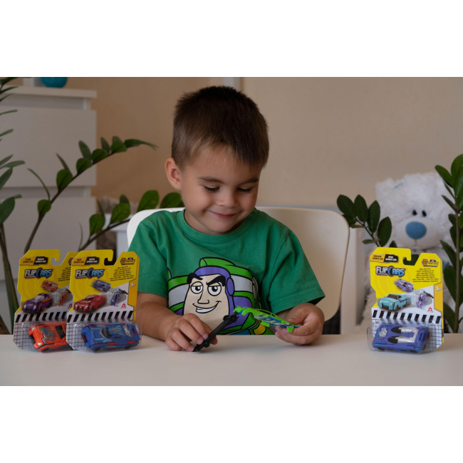 Трансформеры - Машинка-трансформер Flip Cars Атомный спорткар и Спорткар кабриолет 2 в 1 (EU463875B-02)#7