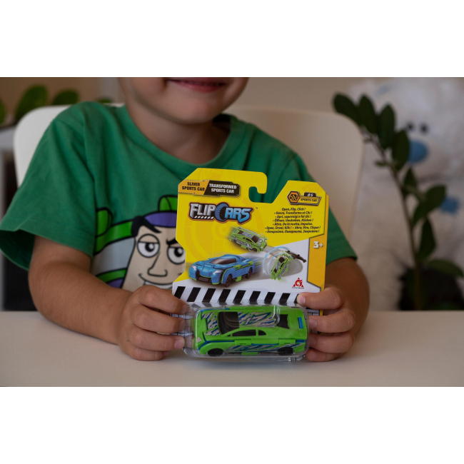 Трансформеры - Машинка-трансформер Flip Cars Спорткар осколок и Спорткар трансформер 2 в 1 (EU463875B-05)#6