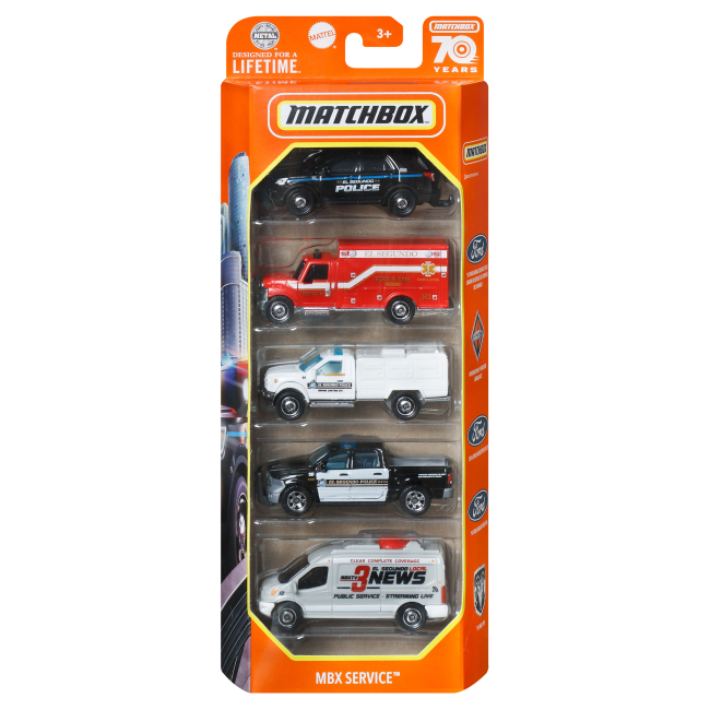 Транспорт и спецтехника - Набор автомобилей Matchbox Mbx service (С1817/HFH14)#7