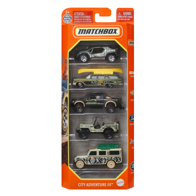 Автомоделі - Набір автомоделей Matchbox City adventure III (С1817/HFH16)#6