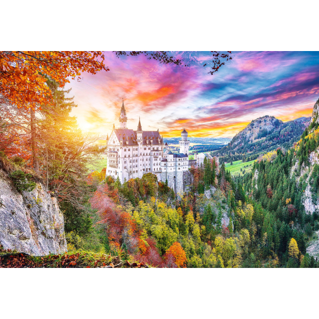 Пазлы - Пазлы Trefl Вид на замок Нойшванштайн Германия 500 элементов (37427)#2
