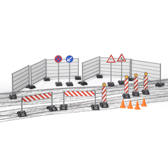 Автотреки - Игровой набор Bruder Дорожные знаки (62007)#2