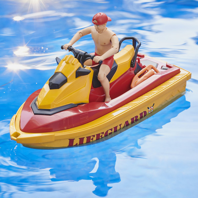 Транспорт і спецтехніка - Ігровий набір Bruder Рятувальна станція з квадроциклом (62780)#4