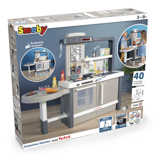 Дитячі кухні та побутова техніка - Інтерактивна кухня Smoby Тефаль Еволюшн (312305)#4