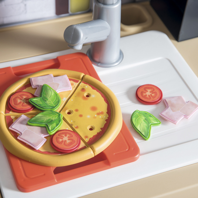 Дитячі кухні та побутова техніка - Інтерактивний ресторан-кухня Smoby У Шефа (312307)#9