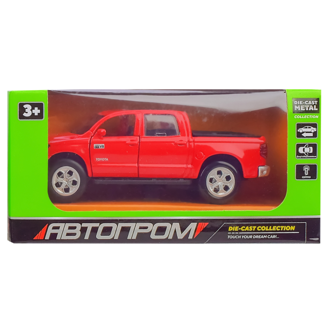 Автомоделі - Автомодель Автопром Пікап червоний 1:32 (A3251/1)#2