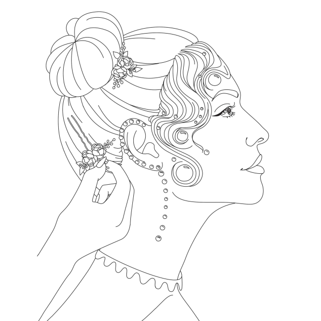 Товари для малювання - Розмальовка Жорж #girls#fashion#dance (9786178023508)#4