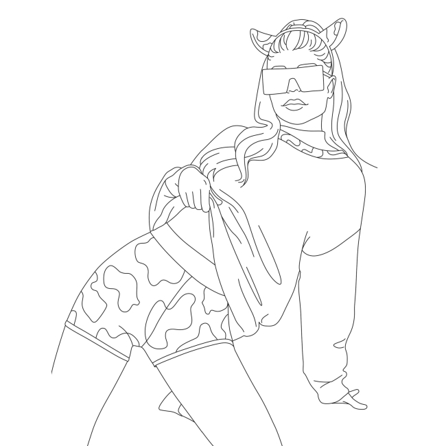 Товари для малювання - Розмальовка Жорж #girls#fashion#dance (9786178023508)#6