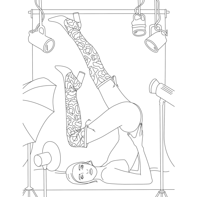 Товари для малювання - Розмальовка Жорж #girls#fashion#dance (9786178023508)#7