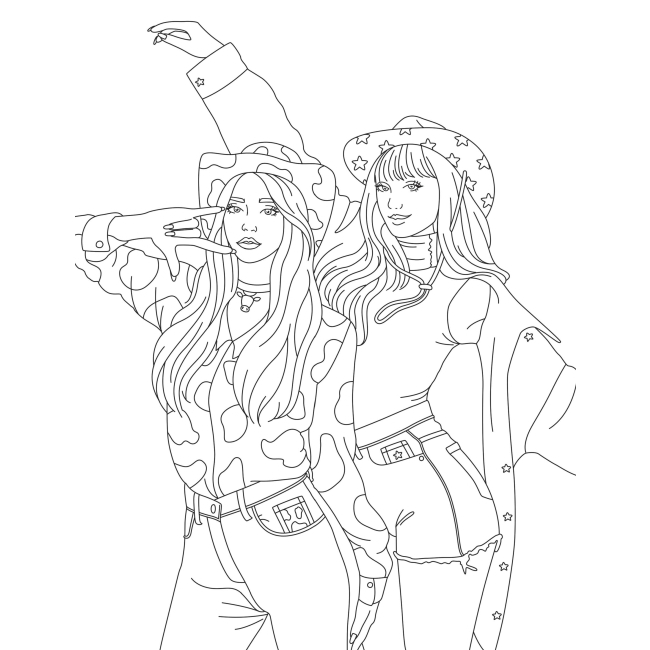 Товари для малювання - Розмальовка Жорж #girls#fashion#party (9786178023515)#4