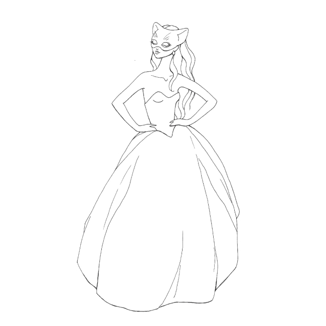 Товари для малювання - Розмальовка Жорж #girls#fashion#cats (9786177579204)#2