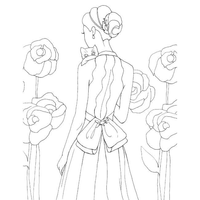 Товари для малювання - Розмальовка Жорж #girls#fashion#cats (9786177579204)#5