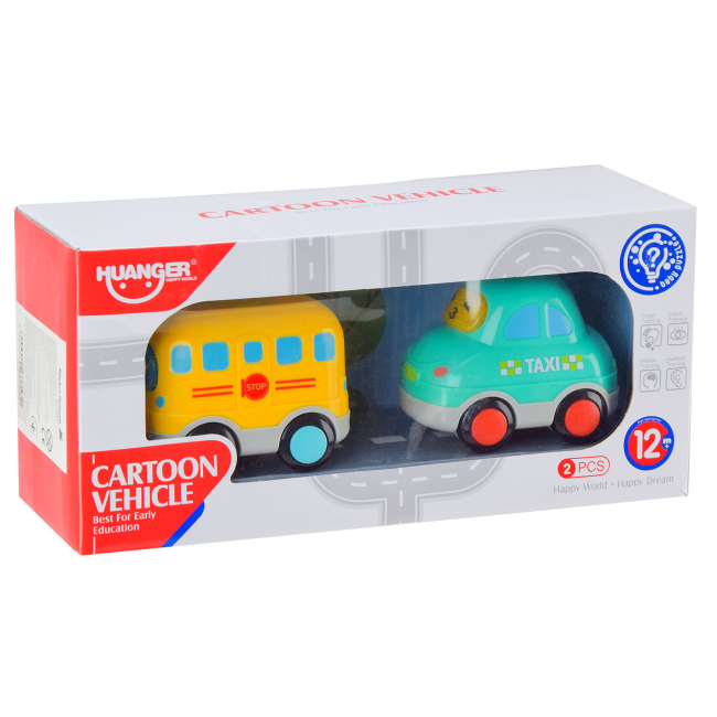 Машинки для малышей - Набор машинок Shantou Jinxing Cartoon vehicle (HE0538)#4