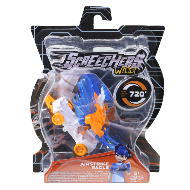 Трансформери - Машинка-трансформер Screechers Wild S4 L0 Еірстрайк Ігл (EU685001)#5