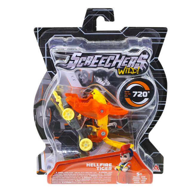 Трансформеры - Машинка-трансформер Screechers Wild S4 L0 Хелфаер Тайгер (EU685002)#5