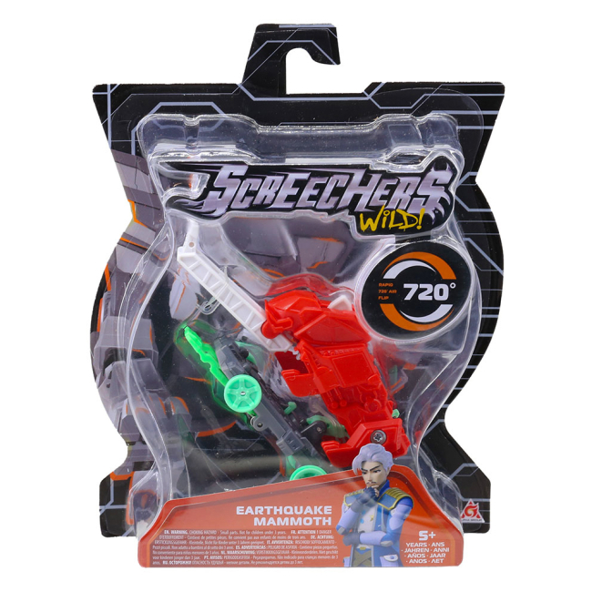 Трансформеры - Машинка-трансформер Screechers Wild S4 L0 Эрсквейк Мемес (EU685006)#5