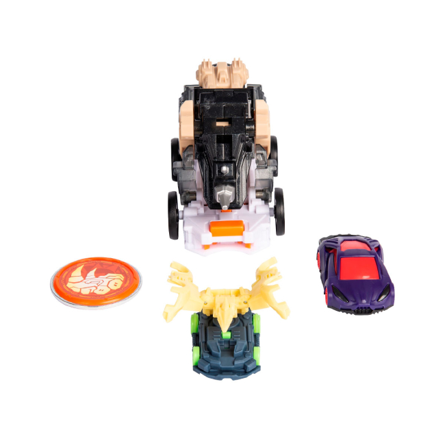 Трансформеры - Машинка-трансформер Screechers Wild S4 L3 Лайтнинг Райно (EU685303)#3