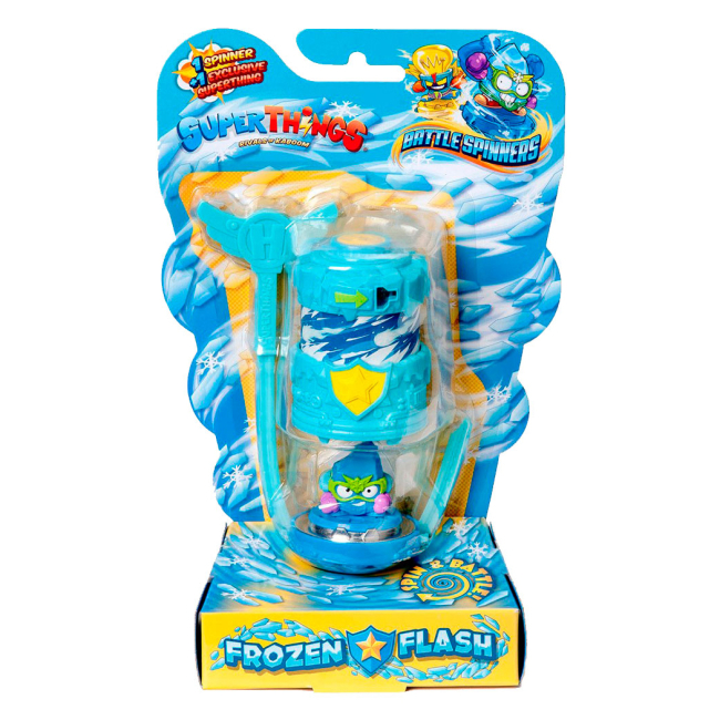 Волчки и боевые арены - Боевой спиннер SuperThings Rivals of Kaboom Замороженная вспышка (PSTSBB16IN00-1)#4