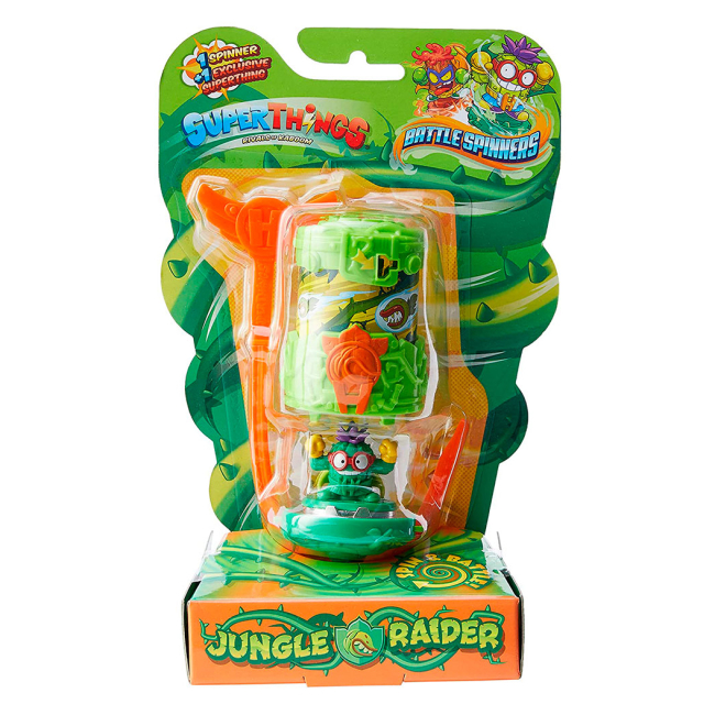 Дзиги та бойові арени - Бойовий спіннер SuperThings Rivals of Kaboom Рейдер джунглів (PSTSBB16IN00-3)#4