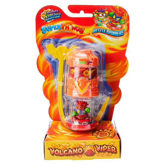 Дзиги та бойові арени - Бойовий спіннер SuperThings Rivals of Kaboom Вулканічна змія (PSTSBB16IN00-4)#4