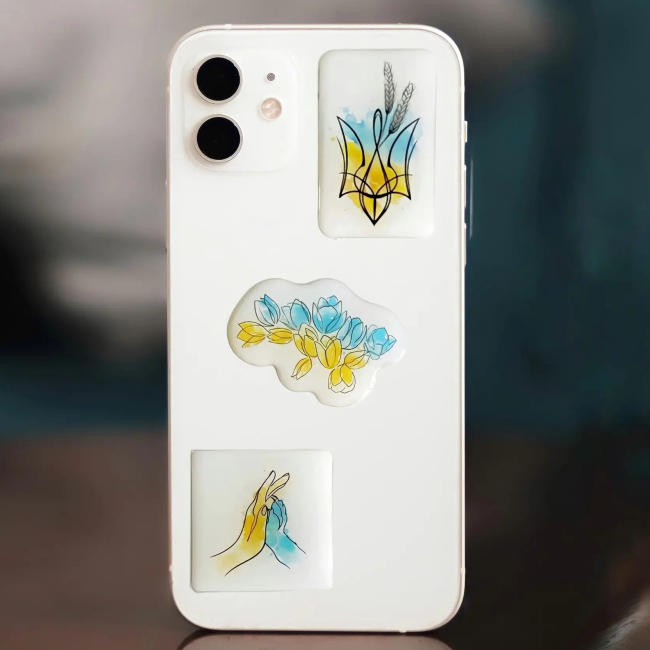 Набори для творчості - ​Набір стікерів Tattooshka Україна в моєму серці (SB-04)#2