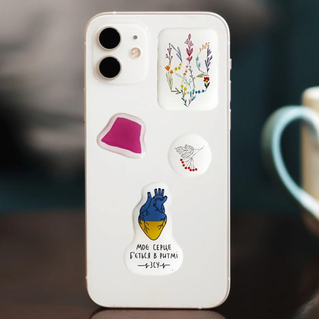 Набори для творчості - ​Набір стікерів Tattooshka Квітучий герб (SB-05)#2