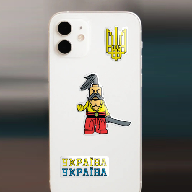 Набори для творчості - ​Набір стікерів Tattooshka Український конструктор (SB-11)#2