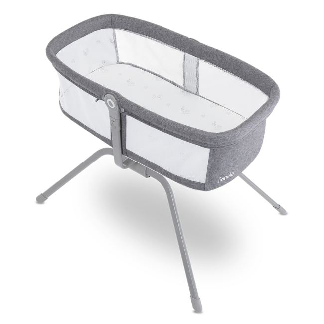 Манежи - Кроватка-люлька Lionelo Malin grey concrete (LO-MALIN GREY CONCRETE)#2