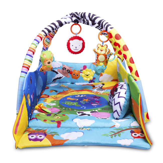 Розвивальні килимки - Розвиваючий килимок Lionelo Anika plus blue yellow (LOE-ANIKA PLUS)#2