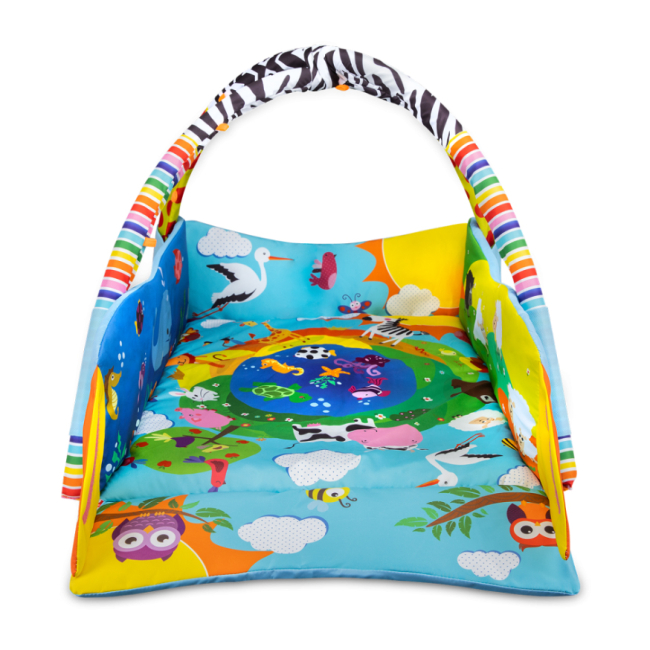 Розвивальні килимки - Розвиваючий килимок Lionelo Anika plus blue yellow (LOE-ANIKA PLUS)#3