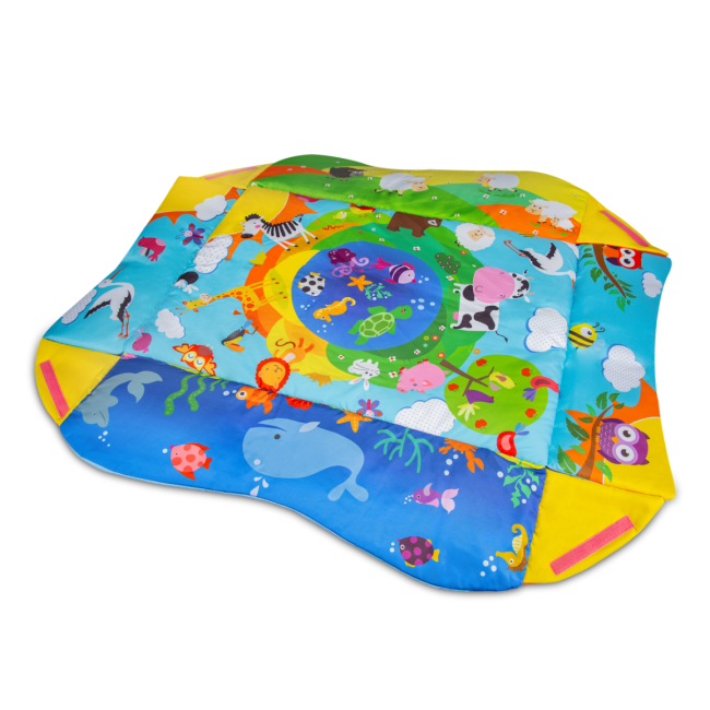 Розвивальні килимки - Розвиваючий килимок Lionelo Anika plus blue yellow (LOE-ANIKA PLUS)#4