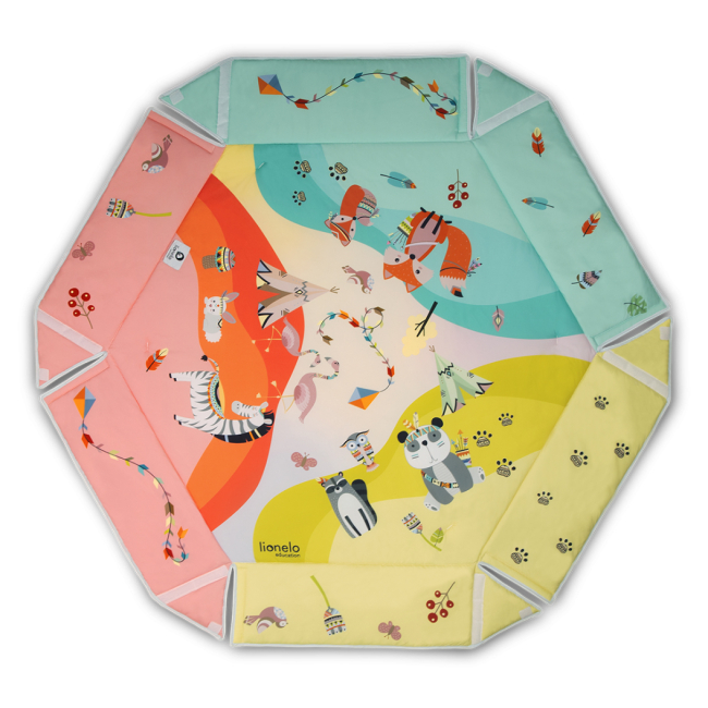 Розвивальні килимки - Розвиваючий килимок Lionelo Jenny multicolor (LOE-JENNY MULTICOLOR)#3