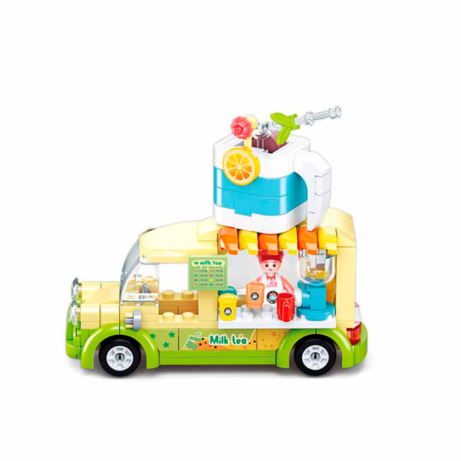 Конструктори з унікальними деталями - Конструктор Sluban Girls Dream Трек з напоями 174 деталі (M38-B0993C)#3