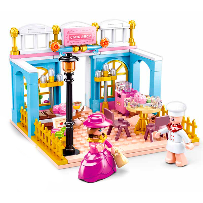 Конструктори з унікальними деталями - Конструктор Sluban Village Пекарня 199 деталей (M38-B0873)#2