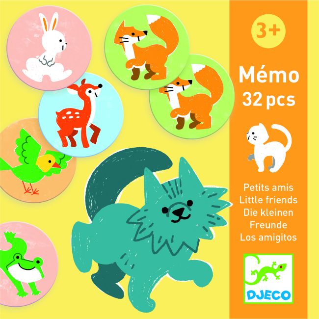 Розвивальні іграшки - Розвиваюча гра DJECO Мемо Маленькі друзі (DJ08184)#2