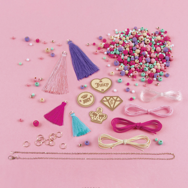Наборы для творчества - Набор для создания шарм-браслетов Make it Real Juicy Couture Модный образ (MR4415)#2