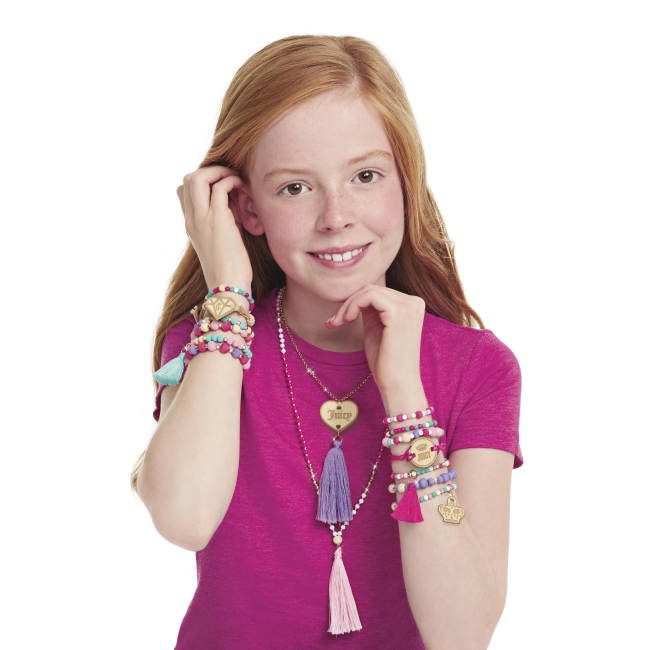 Наборы для творчества - Набор для создания шарм-браслетов Make it Real Juicy Couture Модный образ (MR4415)#3