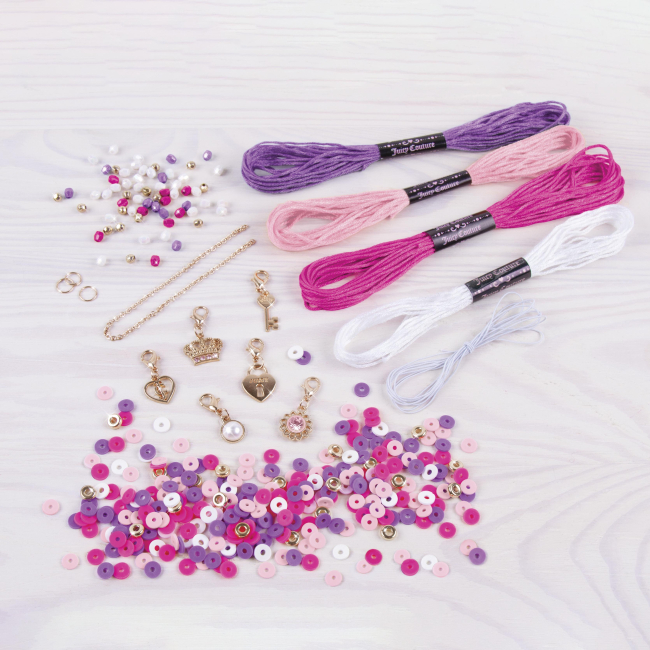 Набори для творчості - Набір для створення шарм-браслетів Make it Real Juicy Couture Гламурні браслети (MR4438)#2