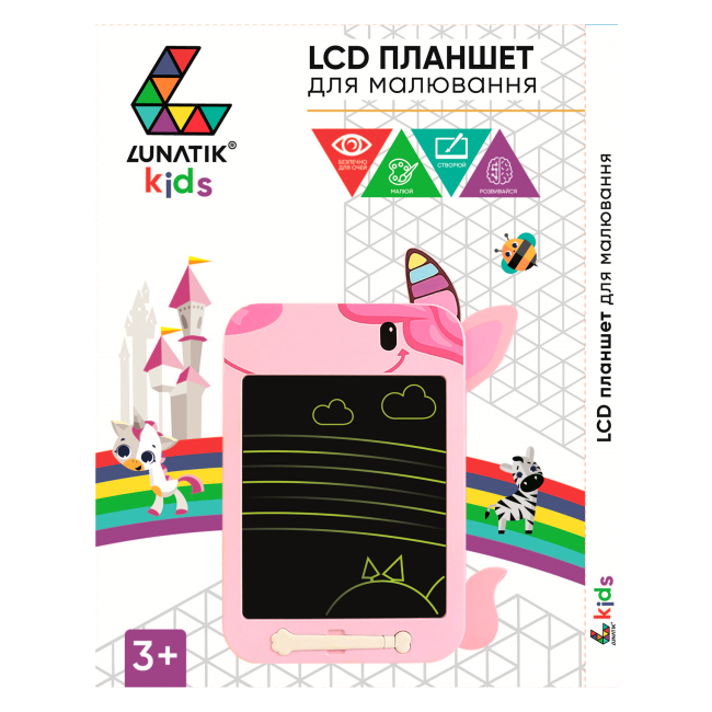 Товары для рисования - Планшет графический для рисования Lunatik Единорог (LN10K-P)#2