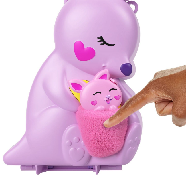 Куклы - Набор Polly Pocket Удивительный мир Сумочка кенгуру (GKJ63/HKV50)#8