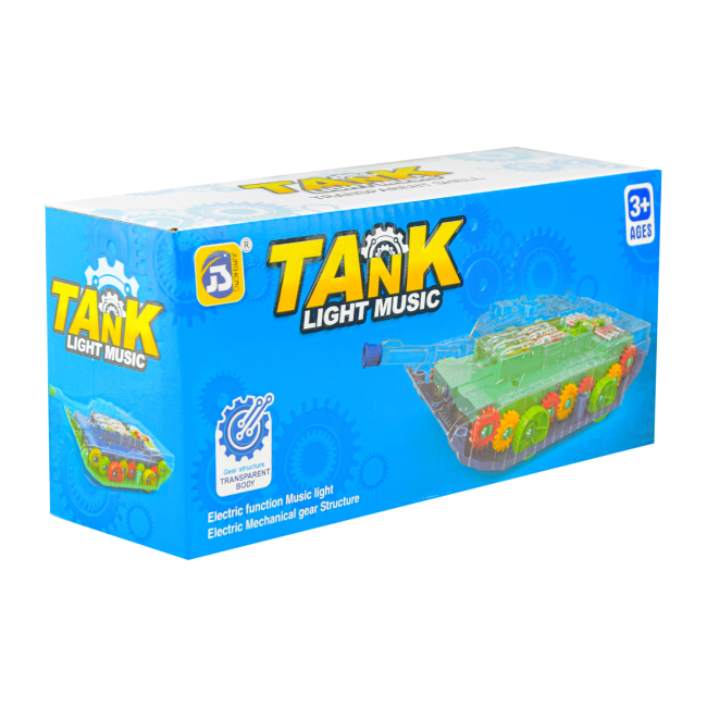 Транспорт и спецтехника - Игровой набор Shantou Музыкальный танк (1006)#4