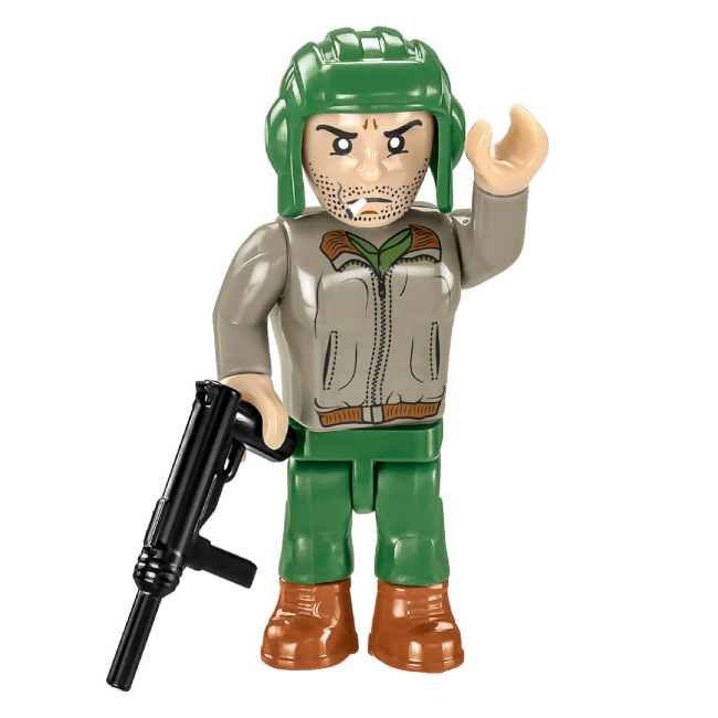 Конструктори з унікальними деталями - Конструктор COBI Company of Heroes 3 Танк M4 Шерман 615 деталей (COBI-3044)#2