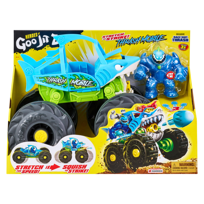 Антистресс игрушки - Стретч-антистресс Goo Jit Zu Траш с машиной (122973)#3