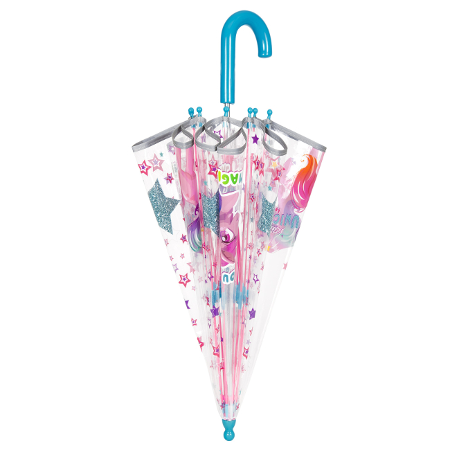 Парасольки і дощовики - ​Парасолька Cool kids Єдиноріг із зірками (15605)#3